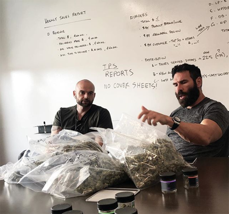 Dan Bilzerian with drugs.